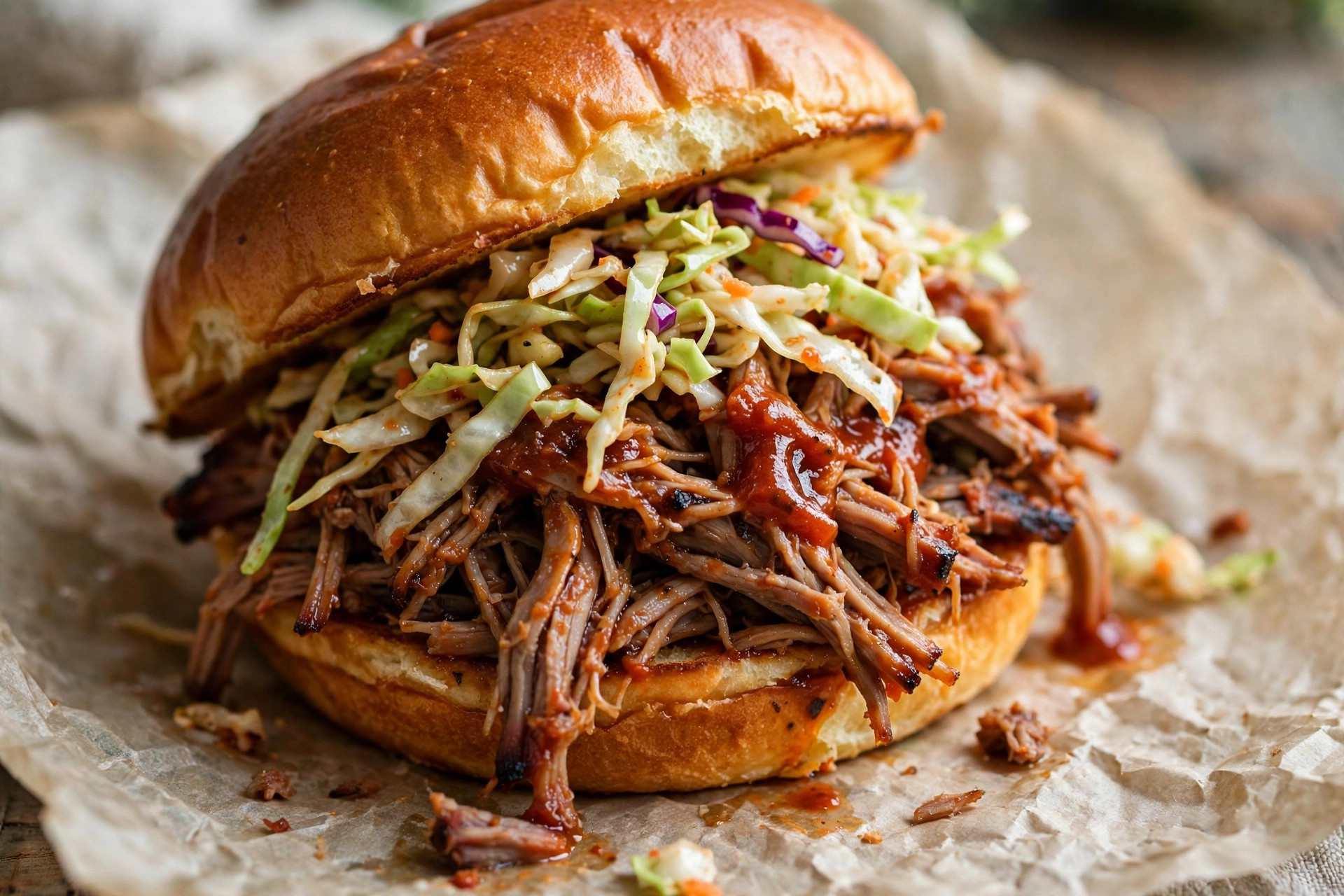 Épaule de porc barbecue à la mijoteuse