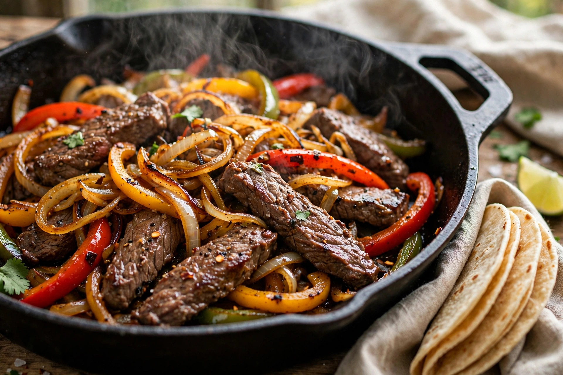 Fajitas au bœuf