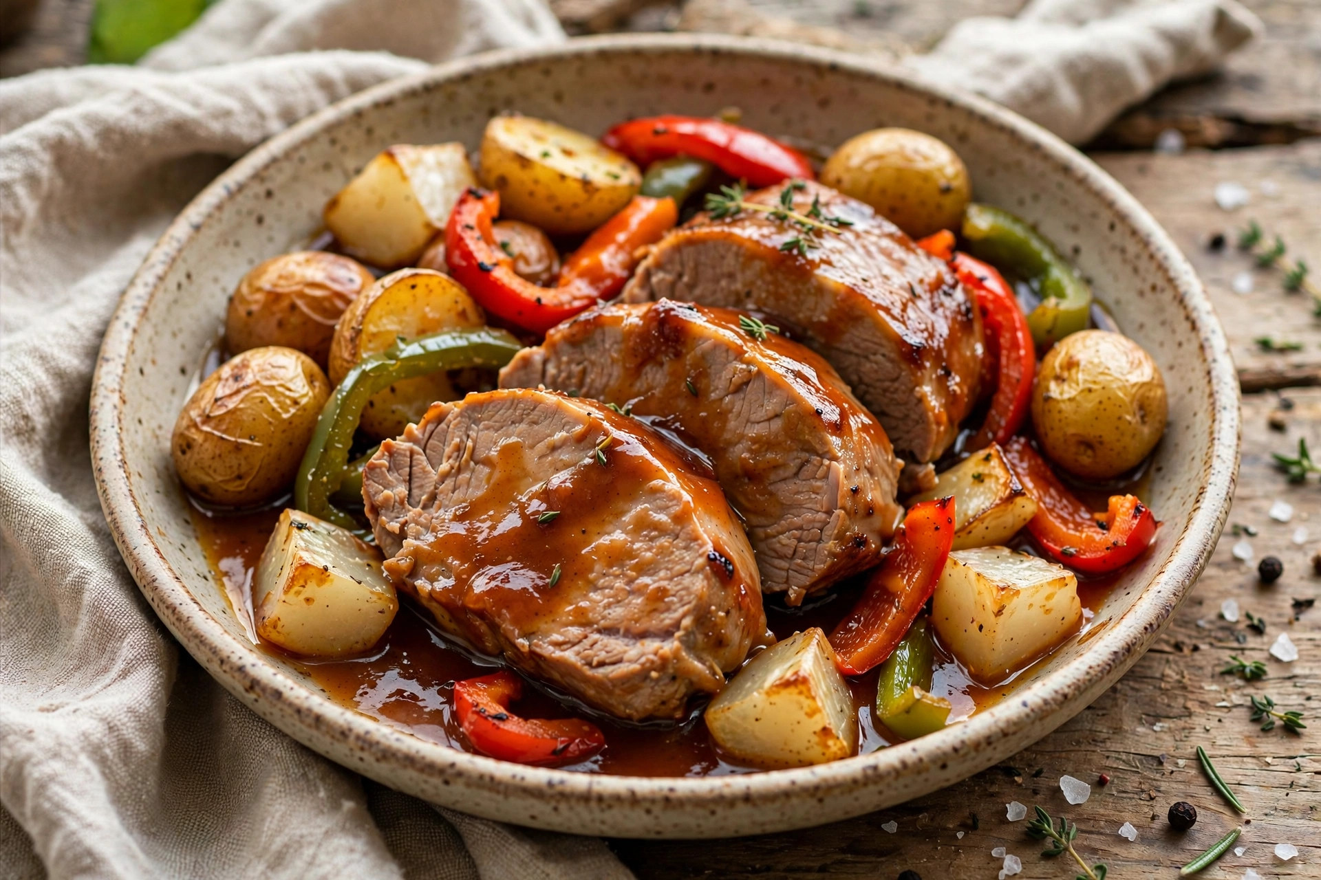 Filet de porc à la mijoteuse