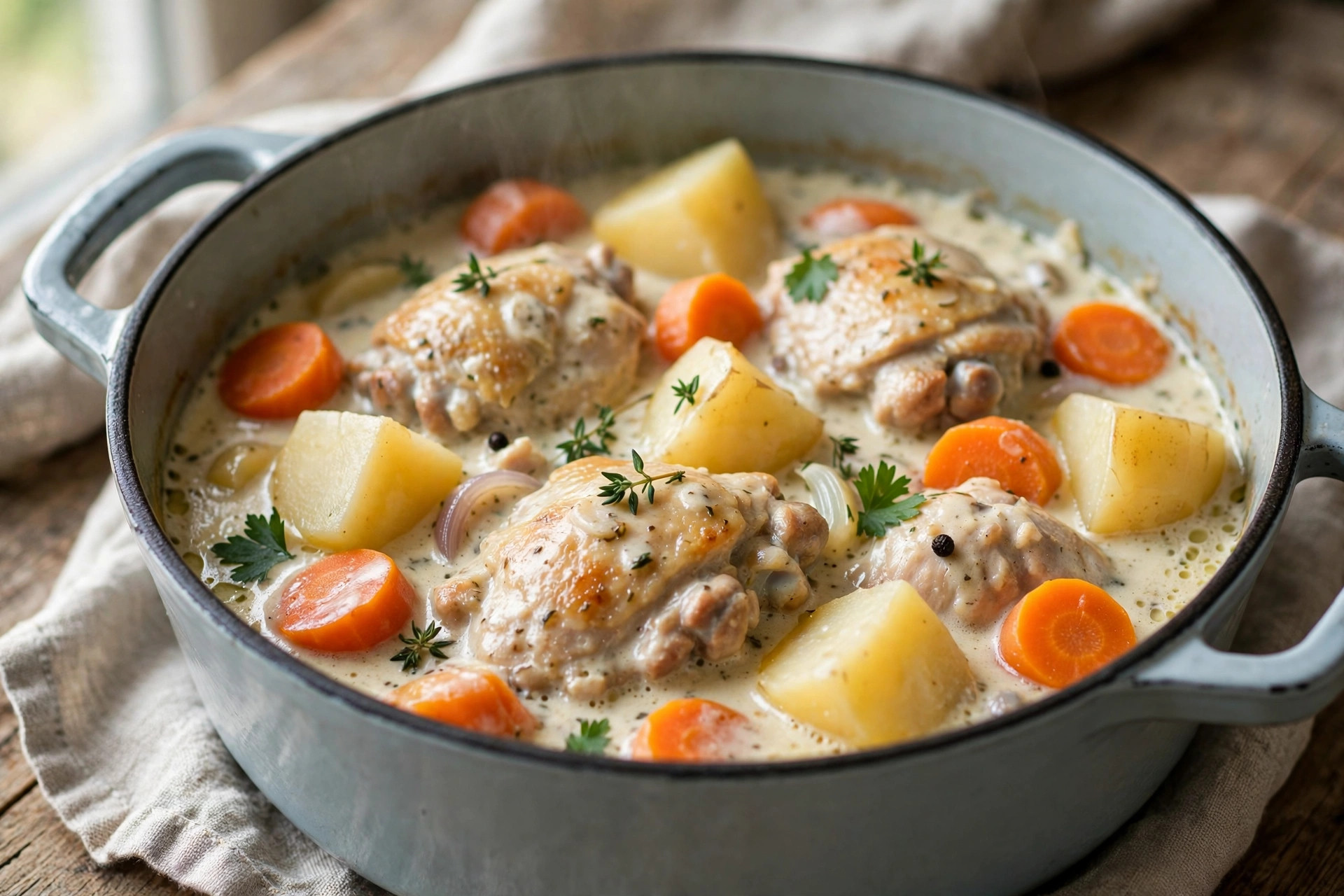 Fricassée de poulet