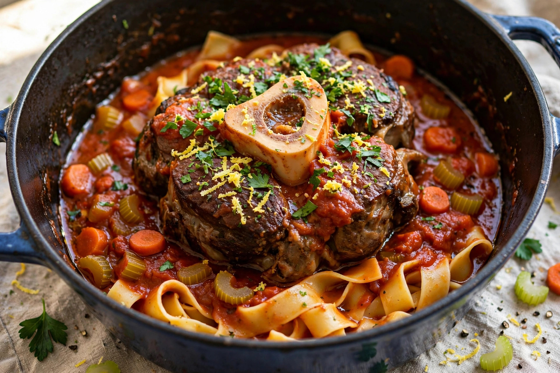 Osso buco à la milanaise
