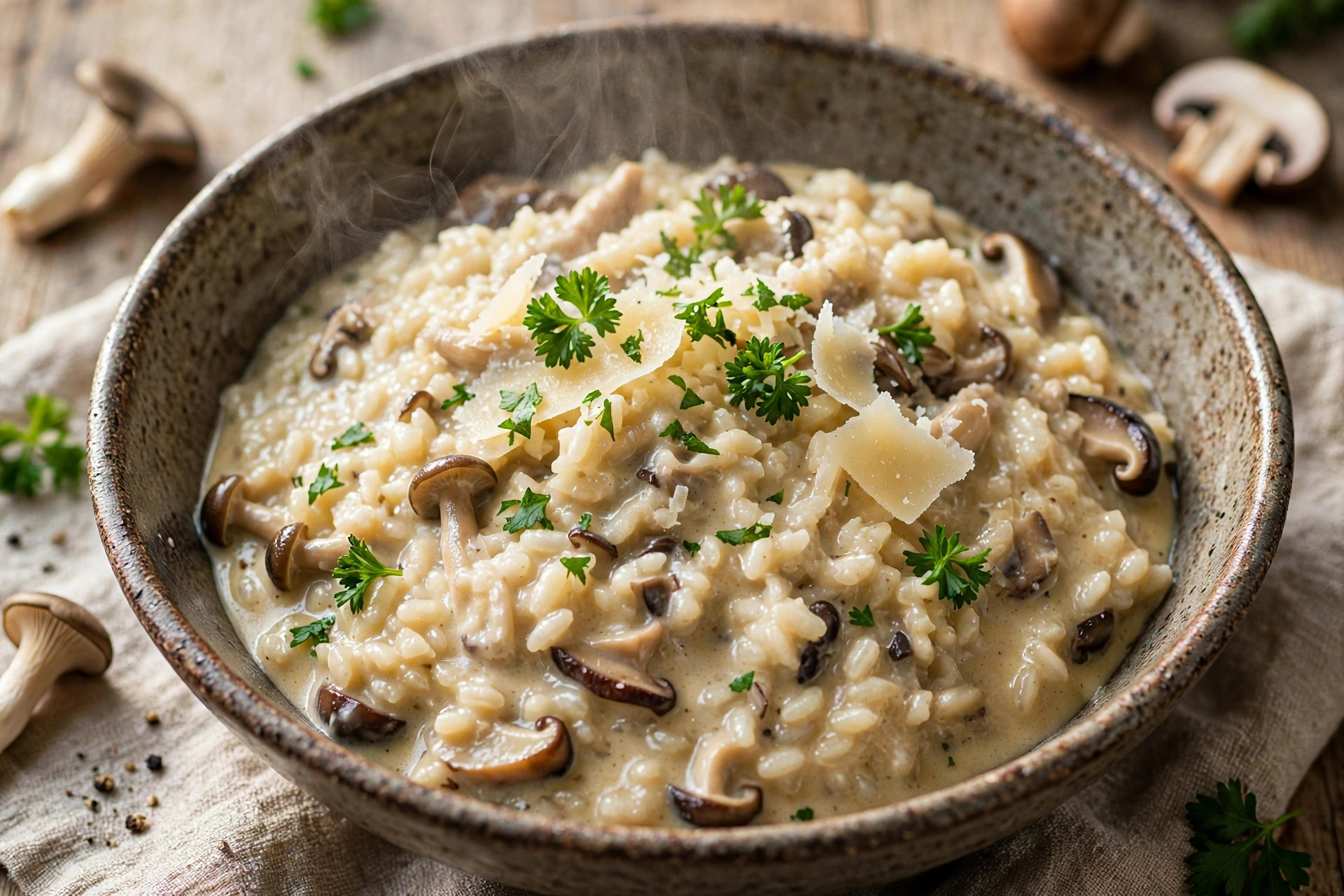 Risotto aux champignons