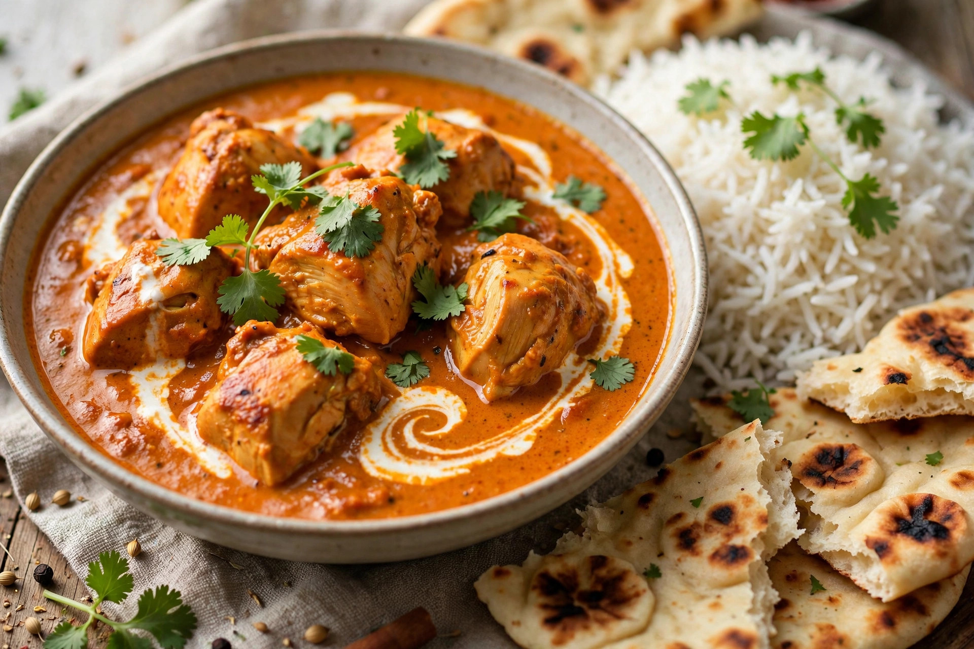 Poulet tikka masala