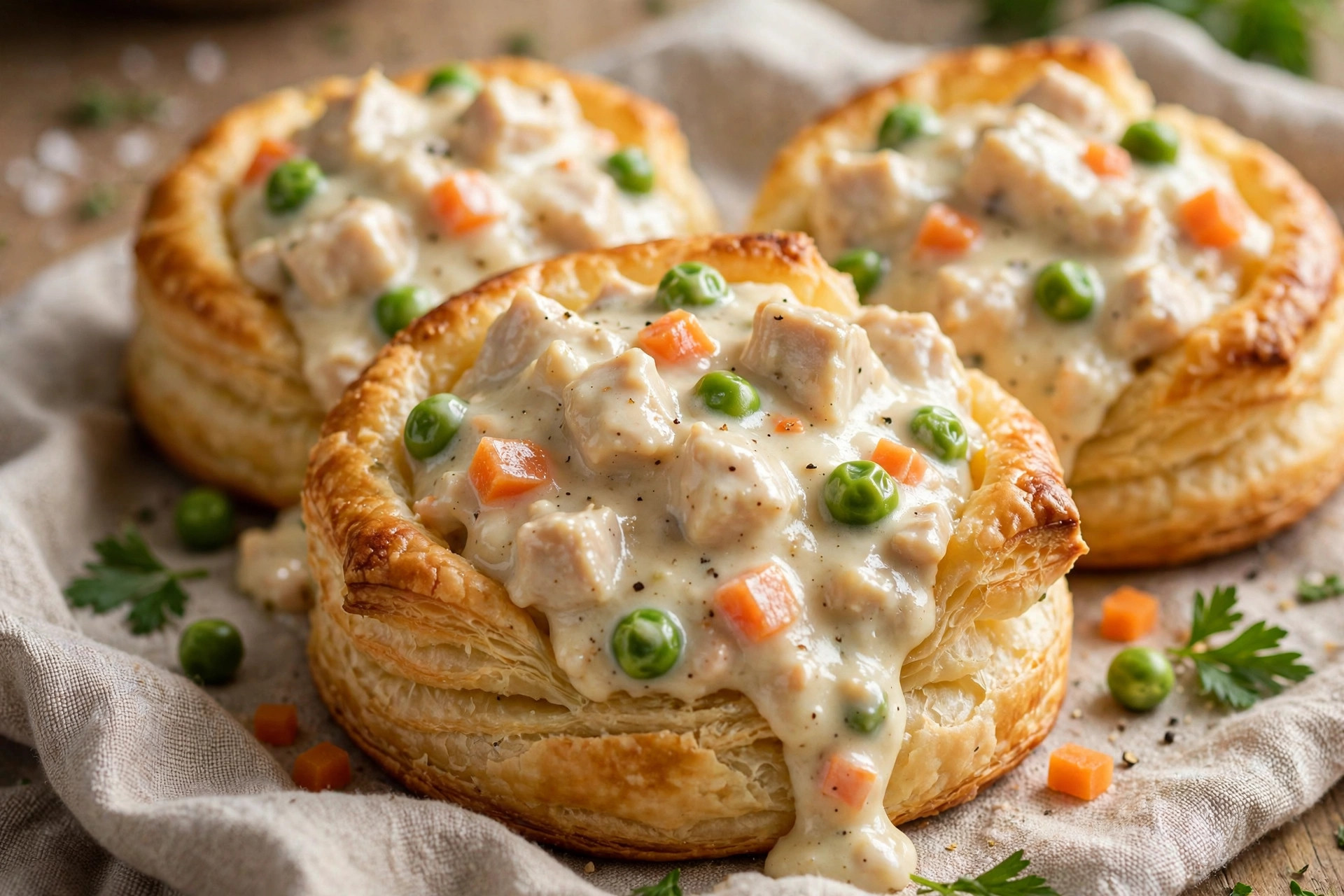 Vol-au-vent au poulet